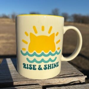 Rise & Shine coffee mug cat lady box Summer Cup